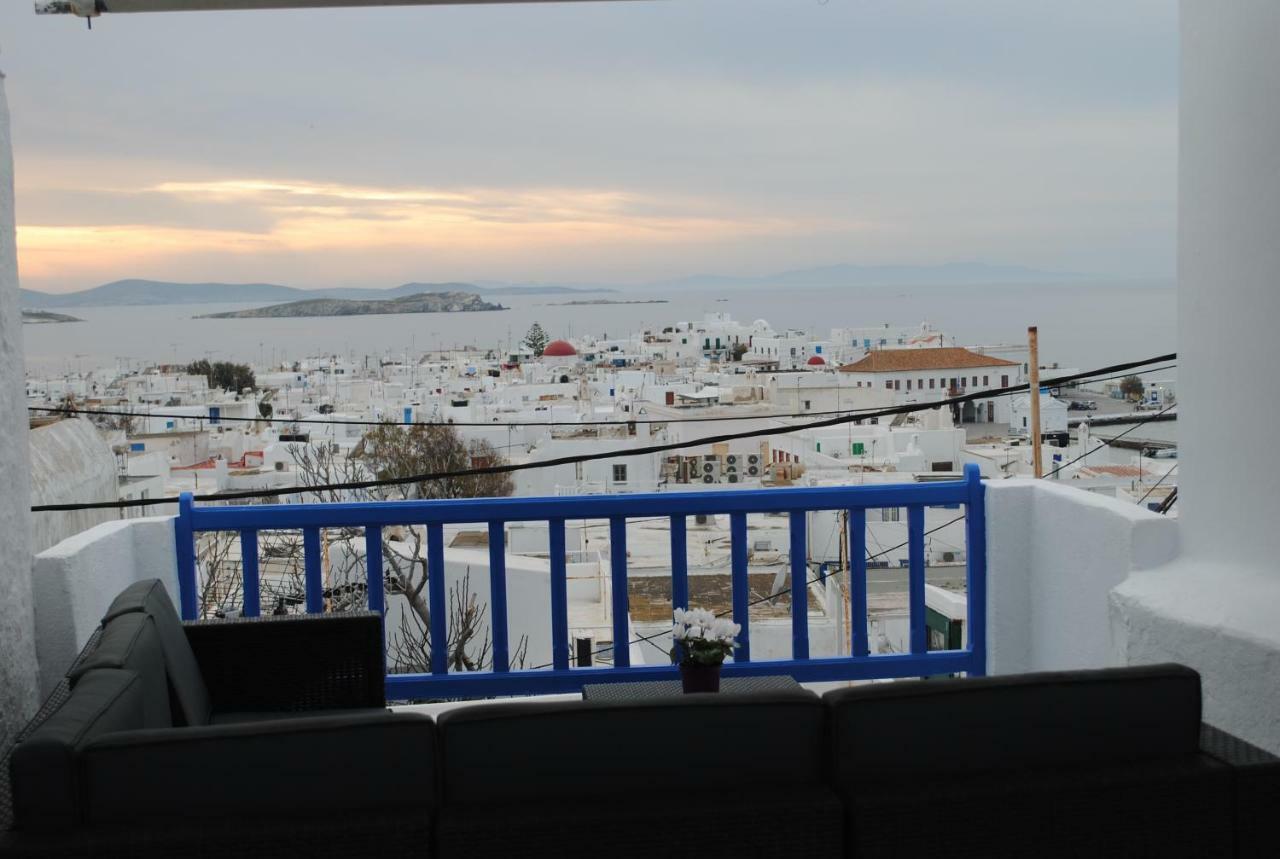 Elenitas Town House With Veranda And Sea View Mykonos Town Kültér fotó