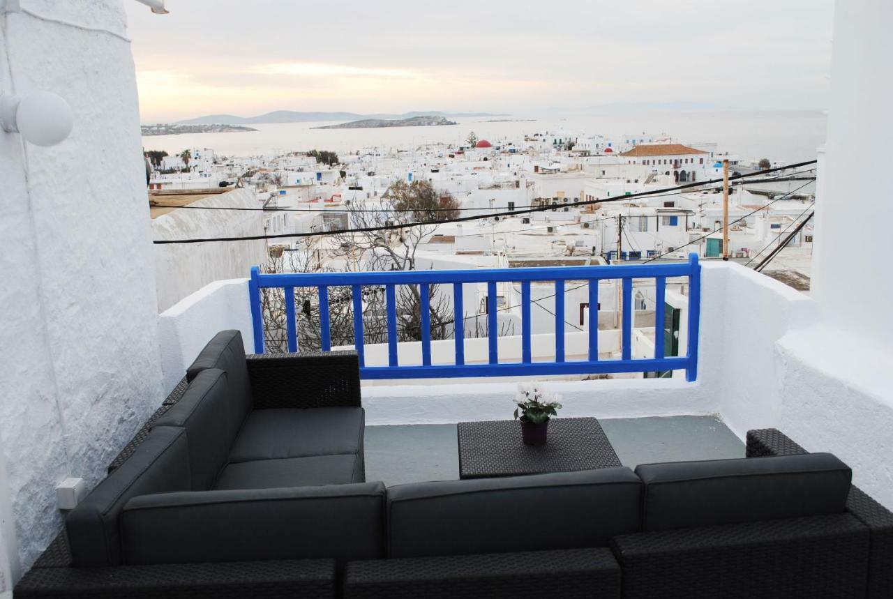 Elenitas Town House With Veranda And Sea View Mykonos Town Kültér fotó